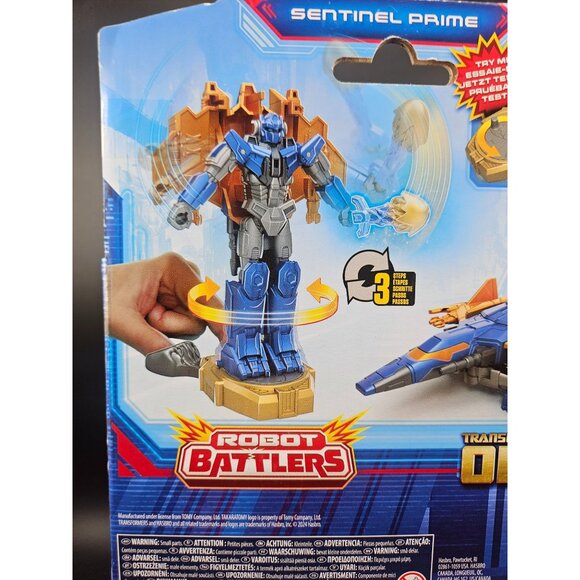 Transformers One Sentinel Prime Robot Battlers Action Figure 2024 Hasbro Age 6+ - Picture 6 of 7